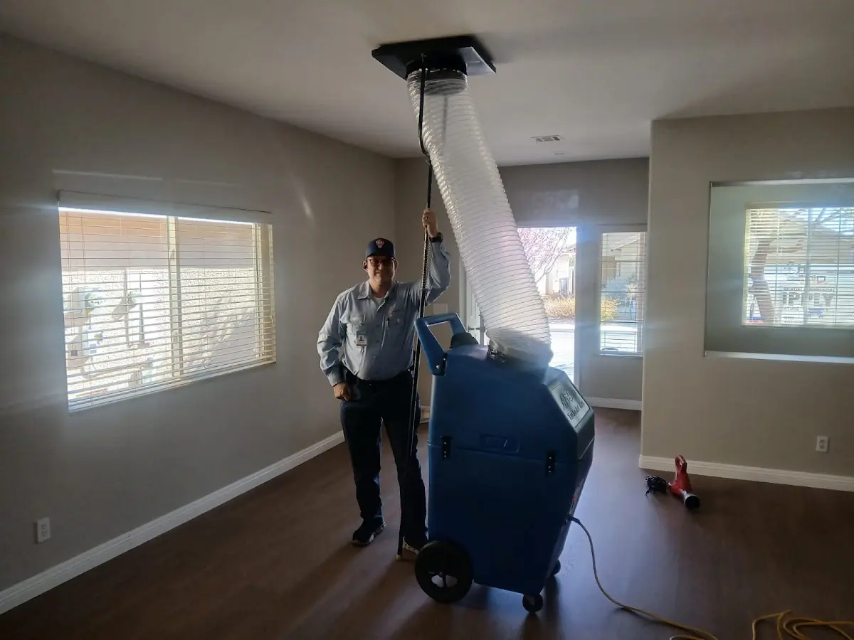 Professional Dryer Vent Cleaning work inside a Parkville home